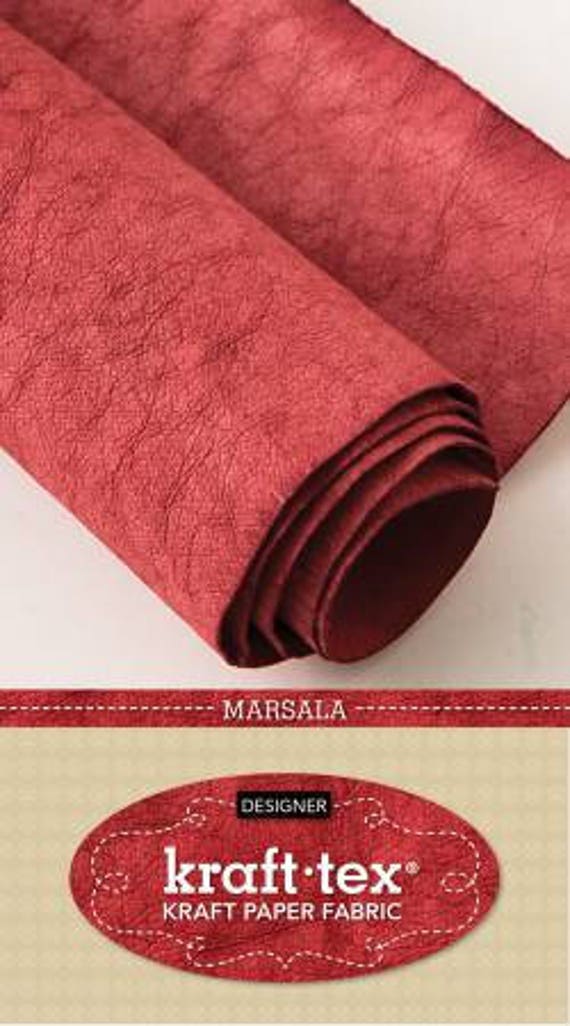 Tangerine Tango: Kraft Paper Fabric C/&T Publishing Kraft-tex Designer R