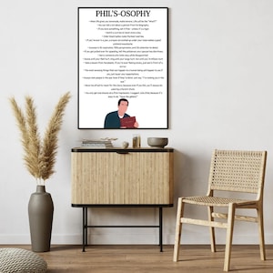 Phil Dunphy "Quando la vita ti dà una limonata" Phil's-osophy Stampa digitale da parete Stampa citazione moderna divertente della famiglia Regalo per i fan del programma televisivo