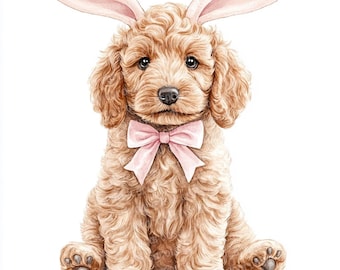15 Bunny Puppies Clipart Images, Watercolor Clipart, Easter Puppy clipart, Printable clipart, Easter Clipart, Spring Clipart, Junk Journal