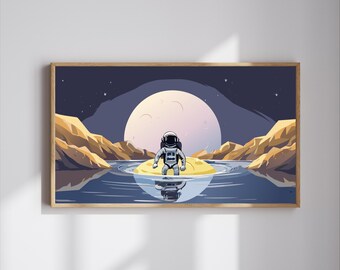 Astronaut Space Art: Sci-Fi Designs for Nursery, T-Shirts (Digital Download SVG, PNG)