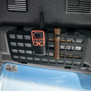 Tactical Sun Visor Molle Panel