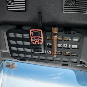 Tactical Sun Visor Molle Panel