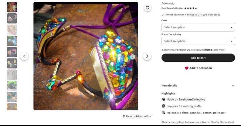 Sujetador con copa triangular y aros expuestos para festivales, samba y carnaval. imagen 7