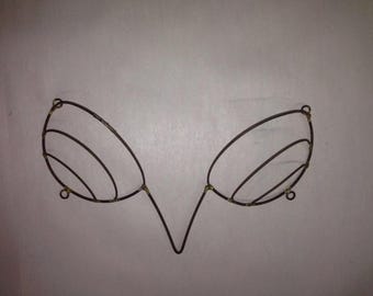 Festival, Samba, Carnival Demi Cup Bare  Wire Bra Frame
