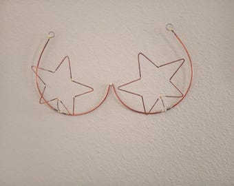 Festival, Samba, Carnival Medium Star Cup  Bare Wire Bra Frame