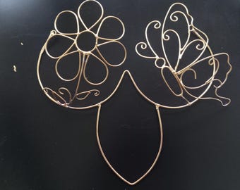 Festival, Samba, Carnival Butterfly Cup Wire Bra Frame