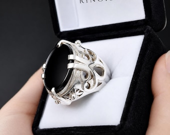 Nigel's Ring Design from the Movie Devil Wears Prada Carnelian Aqeeq Ring Agate Red Aqeeq Antique Big Yemeni Aqeeq Ring Jewelry for Men
