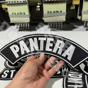 Pantera Cowboys From Hell Embroidered Patch Set | CFH Vest Patches
