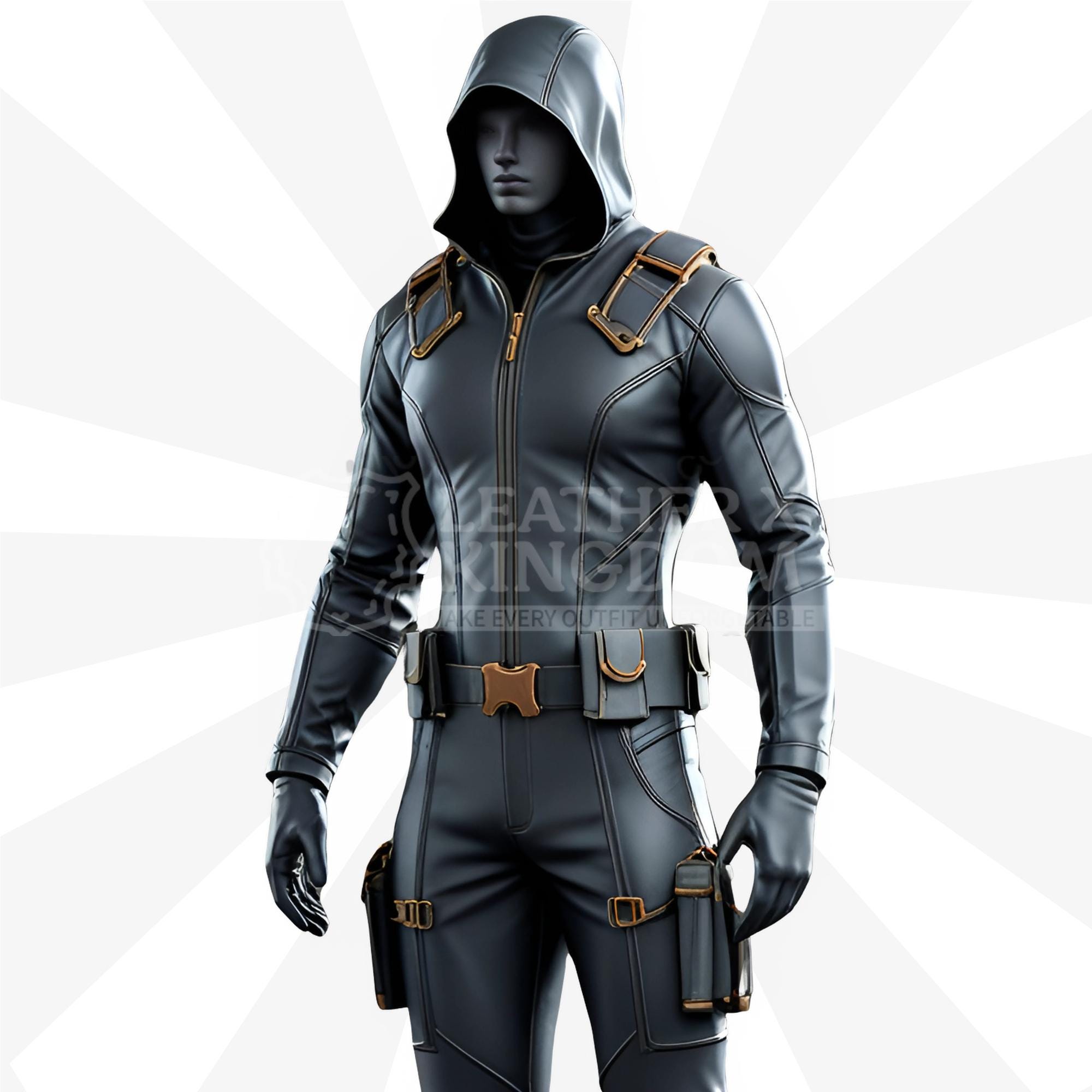 Phantom Operative Tactical Combat Rogue Hooded Costume | Stealth ...
