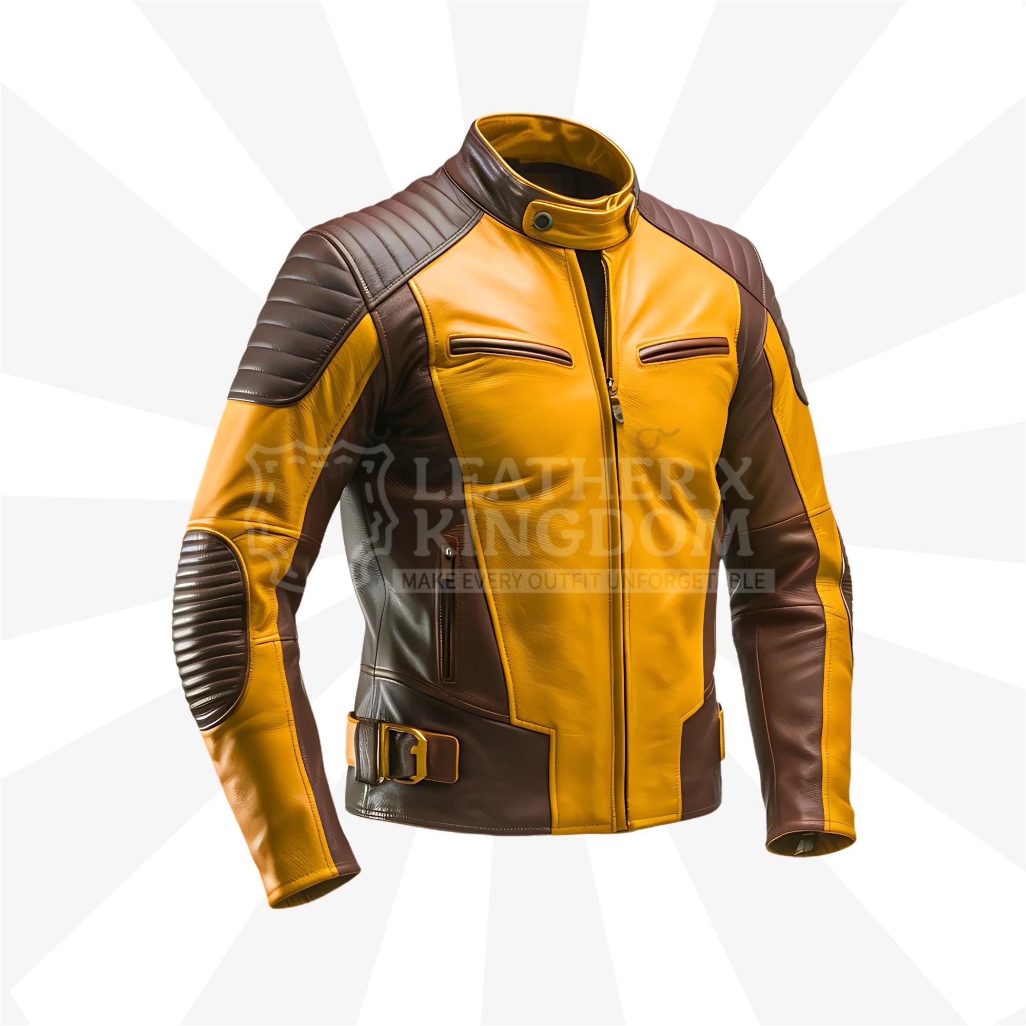 Yellow ferrari racing leather jacket - Etsy 日本