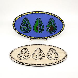 Avocado Magic, DIY Paint at Home Kit, Layered Wood Art Craft for Teens Adults, Perfect Gift for Him and Her