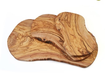 Handmade Olive Wood Cutting Board – Rustic Serving & Chopping Board