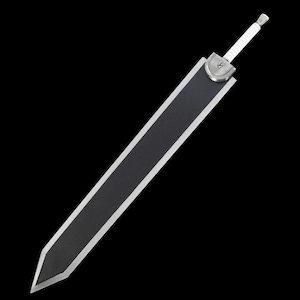 Réplica de la espada Berserk Dragon Slayer: accesorio de cosplay de anime edición negra