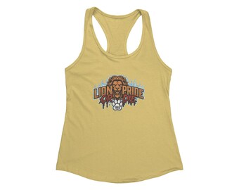 Lion Pride or Die Tees Customizable with Birth Year or Special Date Womens Racerbacks Summer Gym Tees