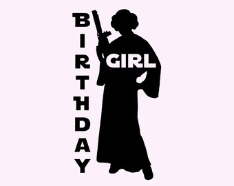 Prinzessin Leia Star Wars SVG PNG Cricut Dateien