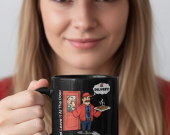 Pizza Police Cop Coffee Mugs Pizza Delivery Person