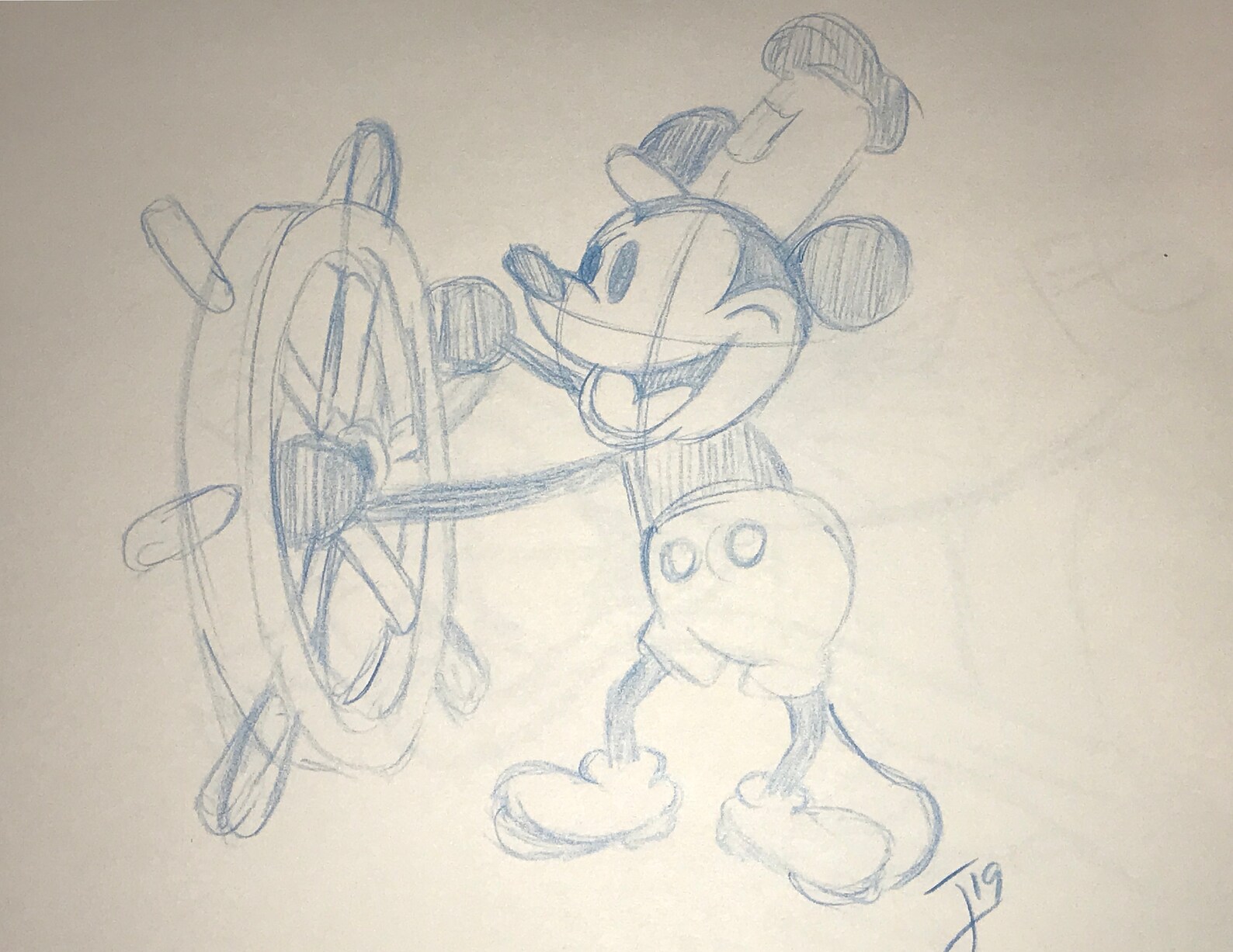 Steamboat Willie Mickey Mouse Disney Art Coloring Pages Sheets Etsy