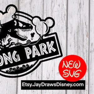 Wrong Park T Rex SVG Cricut Cutting Files with PNG