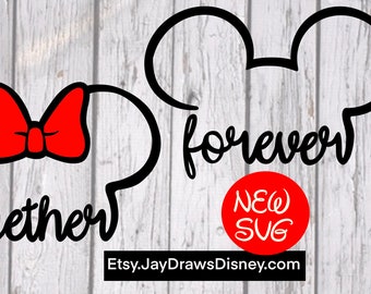 Together forever SVG bundle cricut cutting files incluye PNG