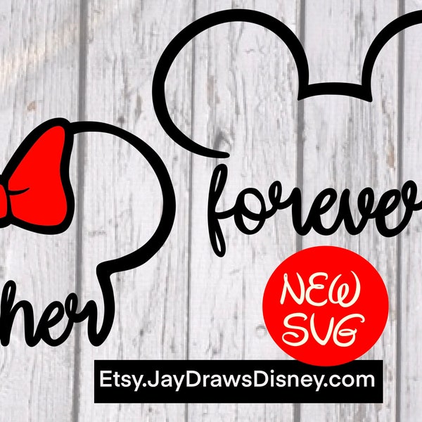 Together forever SVG bundle cricut cutting files includes PNGs