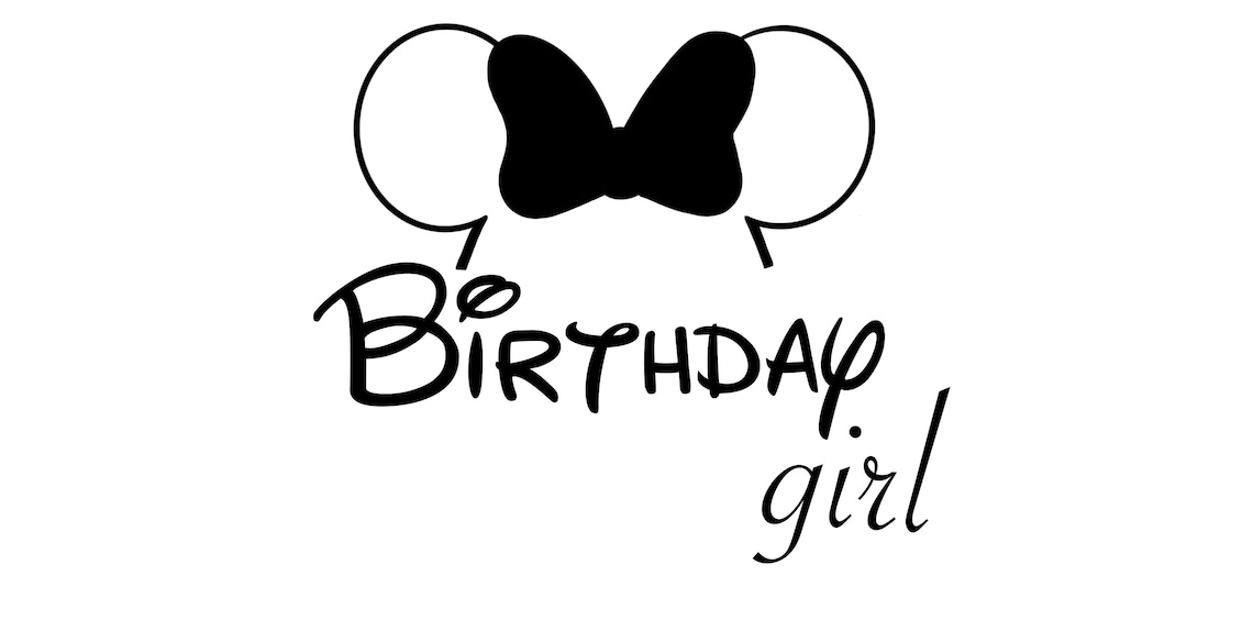 Minnie Mouse Birthday Girl Disney SVG Files Etsy New Zealand