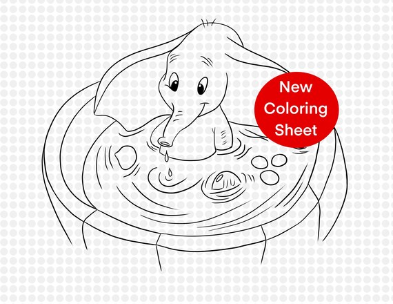 800  Disney Coloring Pages Dumbo Best