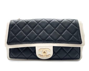 Chanel Quilted Graphic Flap Bag