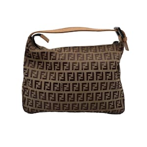 Fendi Zucchino Brown Handbag