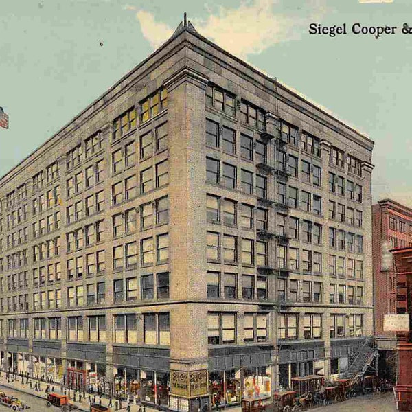 Siegel Cooper Department Store Chicago Illinois 1910s postcard