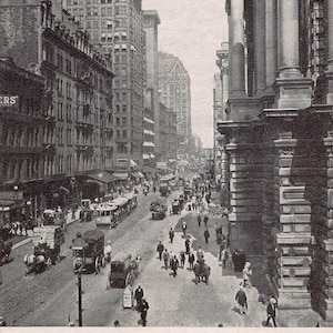 Randolph Street de LaSalle Chicago Illinois 1905c Carte postale