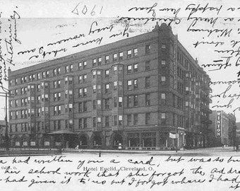 Hotel Euclid Cleveland Ohio 1907 postcard