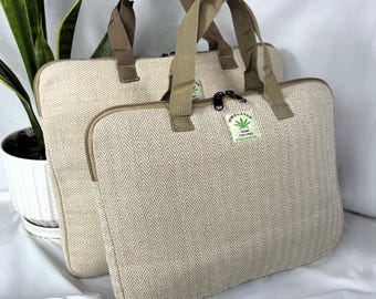 Minimalist Hemp Laptop Case: Eco-Friendly MacBook Sleeve
