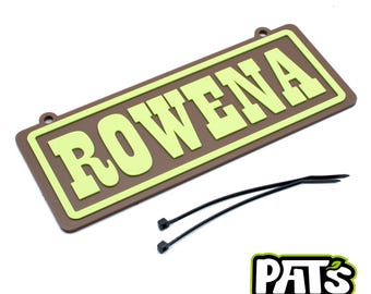 Personalized Pet Name Sign: 3D Printed PLA+ Kennel Tag