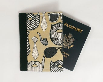 Beards Passport Wallet mens passport cover men passport case passport holder travel wallet men travel gifts for him small gift traveller dad