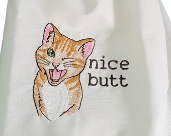 Serviettes Amusantes En Forme De Chat Pour Salle De Bain Et Cuisine – Décoration De Chat Mignonne