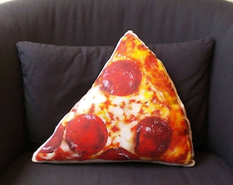 Pizza Pillow gift for pizza lover pizza slice unique foodie gift ideas food gift for him pizza party chef gift for him food pillow throw usa