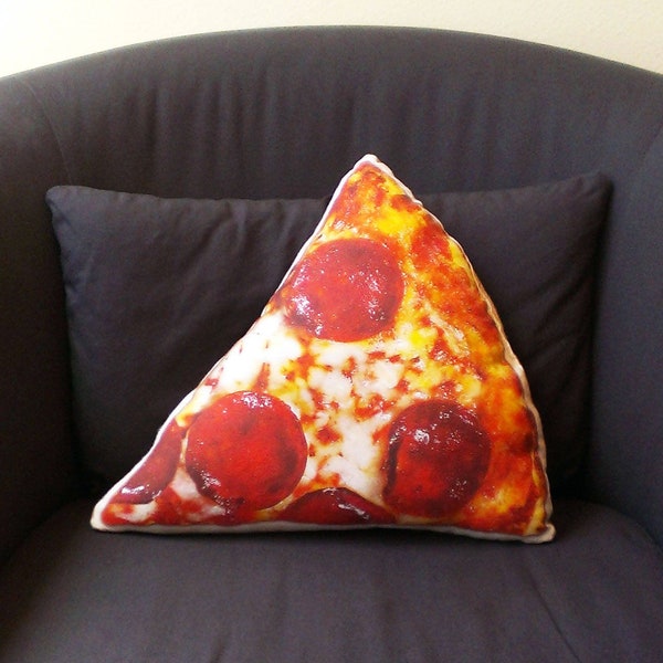 Pizza Pillow gift for pizza lover pizza slice unique foodie gift ideas food gift for him pizza party chef gift for him food pillow throw usa