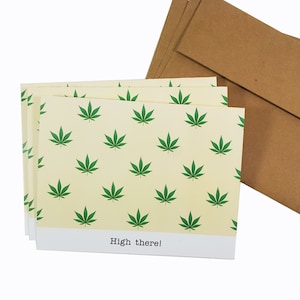 Cartes de correspondance personnalisées, ensemble de papeterie botanique, plantes, cadeau cannabis, cartes de remerciement mauvaises herbes, 420, accessoires de marijuana, hippie, personnalisé