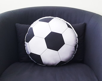 Soccer Ball Pillow Personalized Pillow Soccer Team Gifts Custom