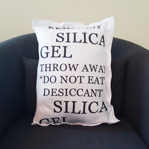 Silica Gel Pillow, funny throw pillow, food home decor, housewarming gift, decorative, chef gift, foodie decor, funny pillows, prank gift