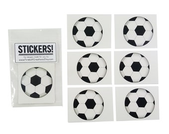 Adesivos de futebol redondos para laptop, pacote de adesivos, decalque, futbol, planejador, notebook, esportes, futebol, mãe, envelope, selos, treinador