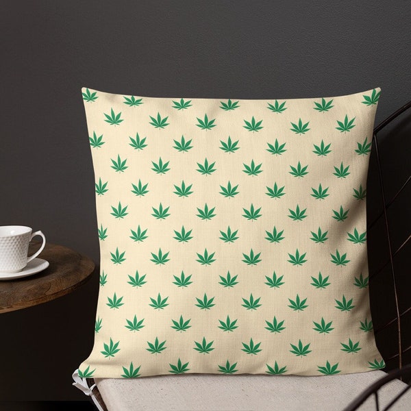 Weed Throw Pillow Etsy