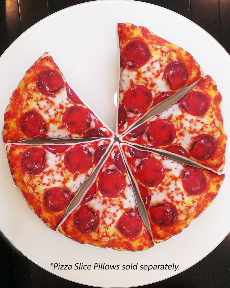 Pizza Pillow Gift for Pizza Lover Pizza Slice Unique Foodie Etsy