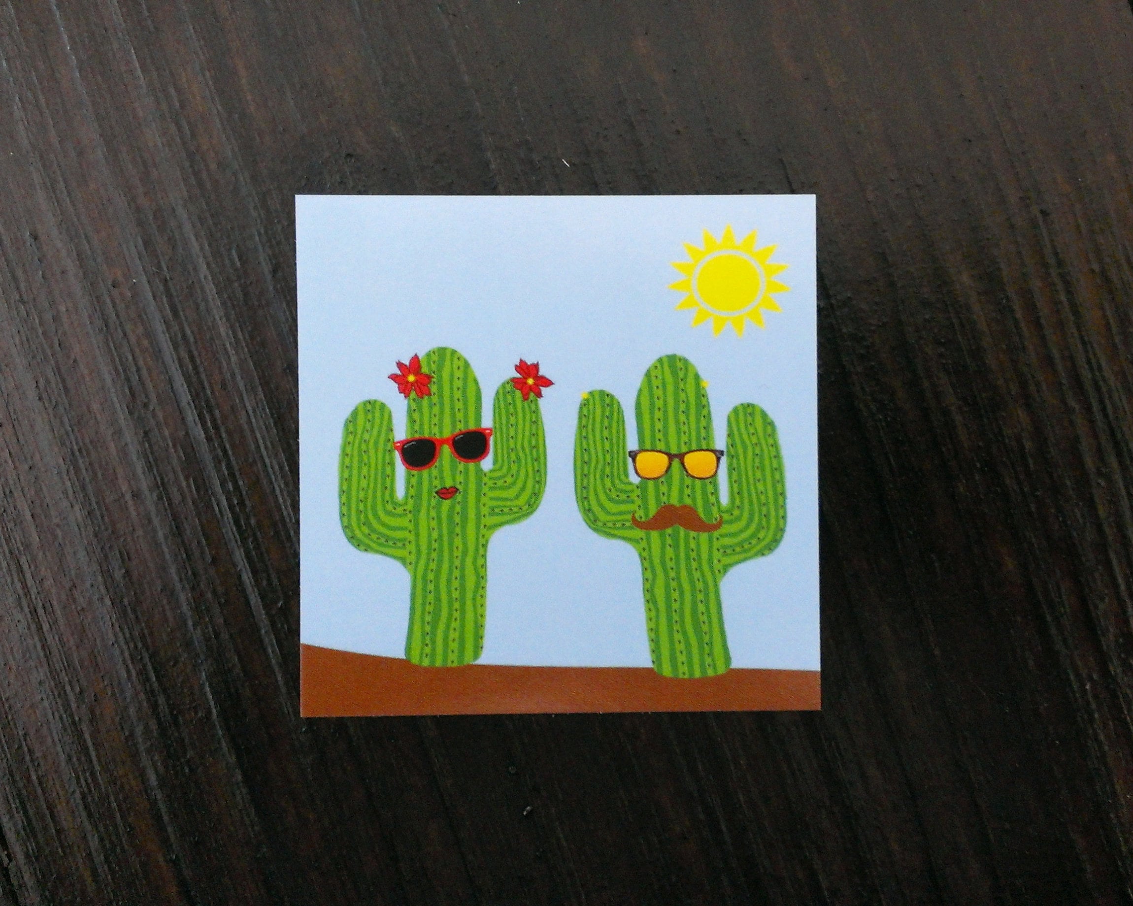 Cactus Stickers Cute Stickers Cactus Print Plant Stickers Cool | Etsy