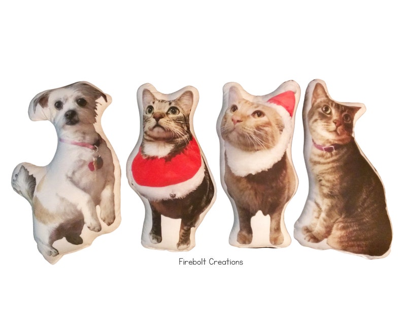 Custom Pet Pillow Custom Cat Pillow Best Cat Lover Gifts Shape Etsy