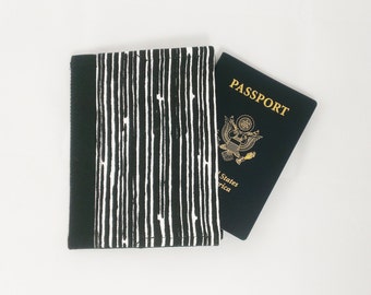 Passport Cover men passport cover women fabric passport case black passport holder passport wallet travel gifts dad travel wallet men vegan