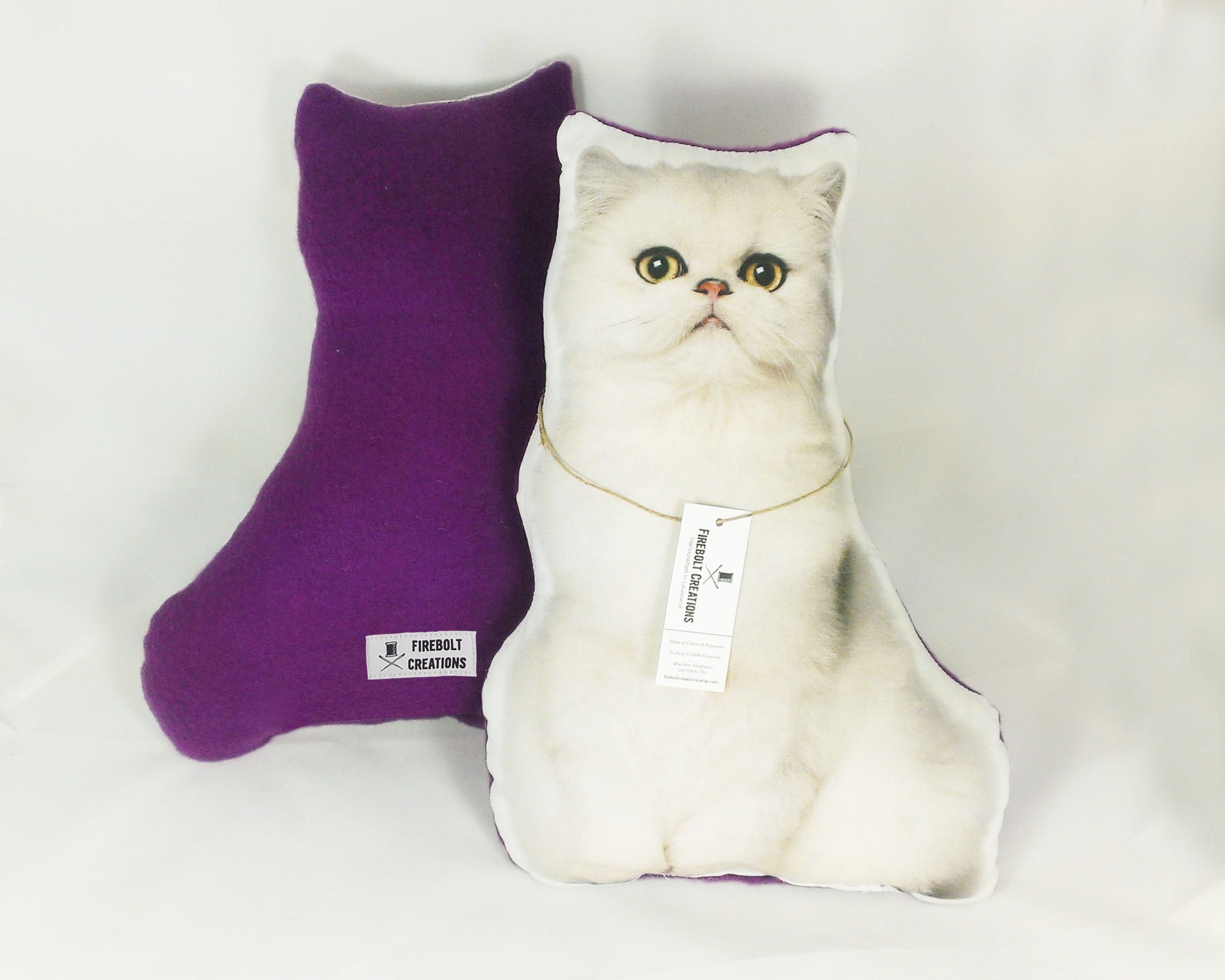 Cat Shaped Cushions, Handmade By Azura Gifts, Handmade Pillow Gift, Animal