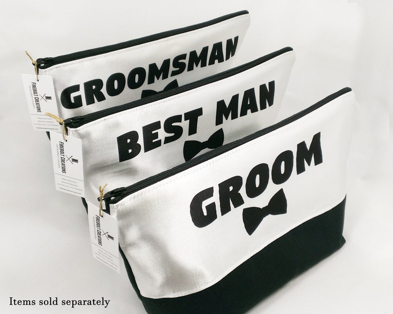 Best Man Toiletry Bag Groomsmen Dopp Kit Canvas Groomsmen Gift Etsy