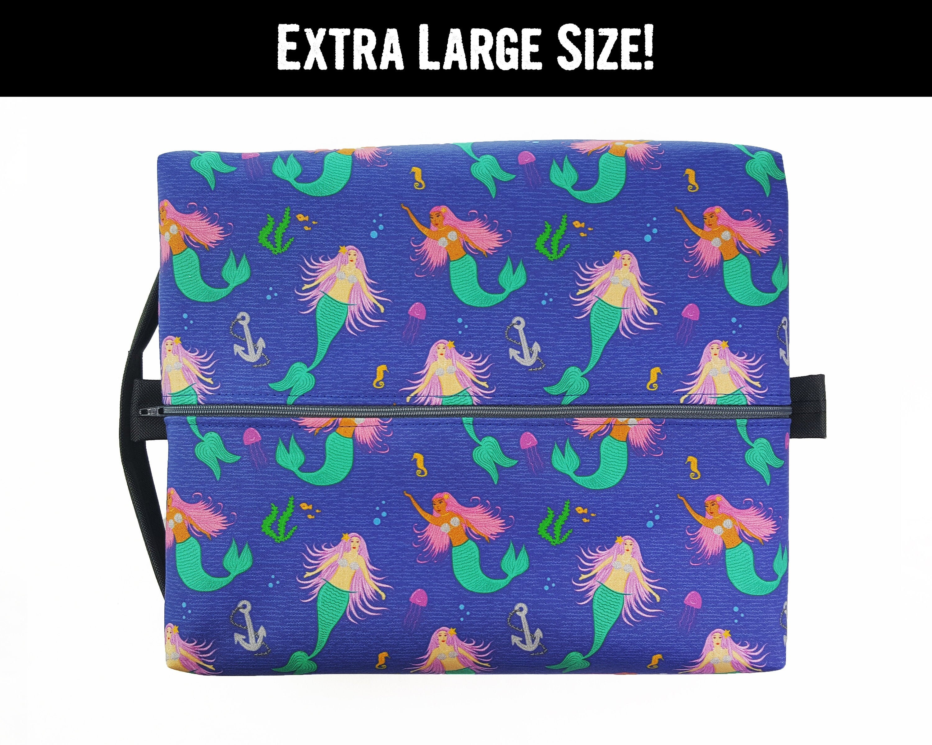 mermaid travel toiletry bag