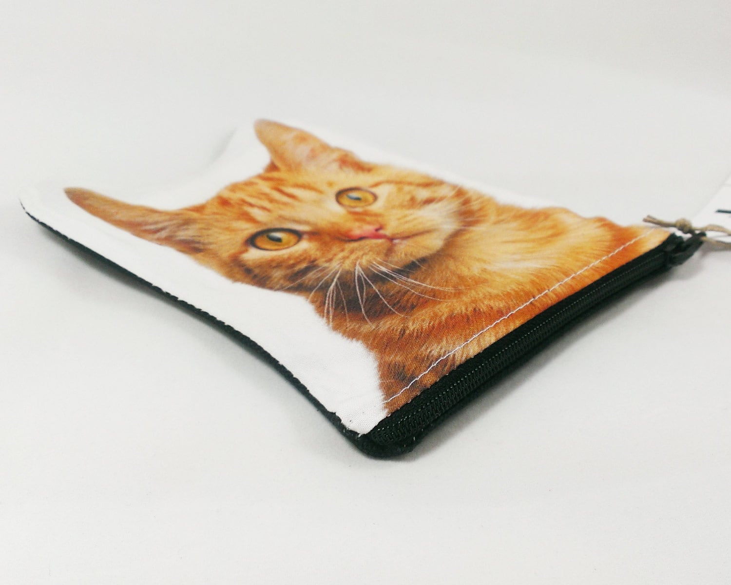 Orange Cat Zipper Pouch Large cat gifts for women cat lover Etsy